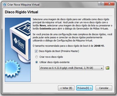 Instalando Chrome OS em uma VM