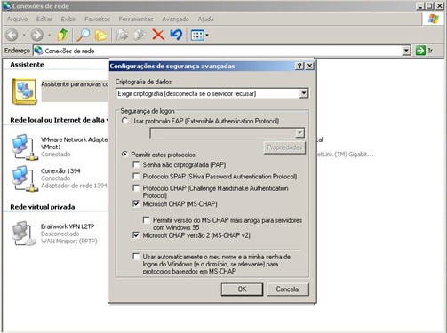 L2TP no Windows XP