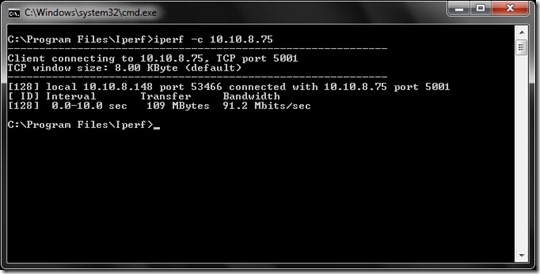 Iperf Client
