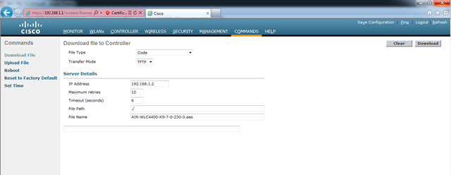 WLC Upgrade