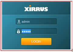 Login Xirrus