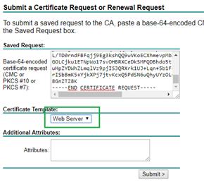 Requisição de Certificado