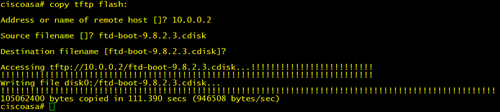 Copy FTD Boot Image to Flash