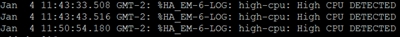 EEM - Logs High CPU