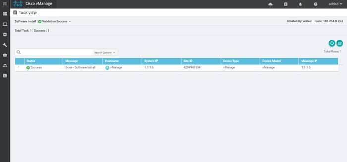 Upgrade vManage