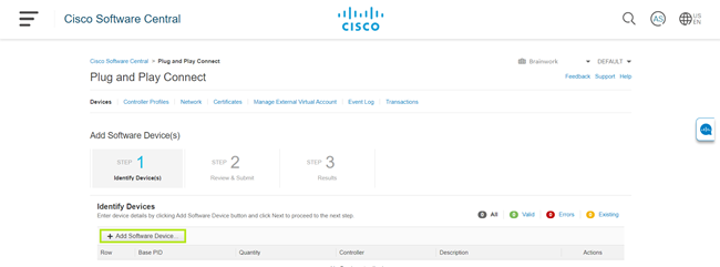 CSR1000V no SD-WAN 3