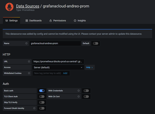 Grafana Cloud e Prometheus