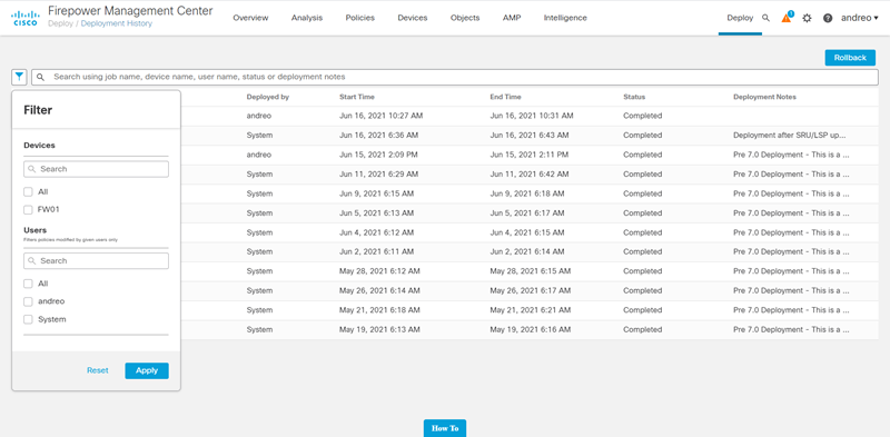 FMC 7.0 - Deployment