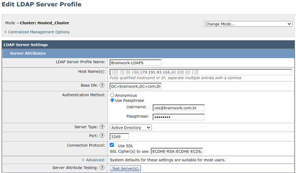 Secure Email LDAPS 2