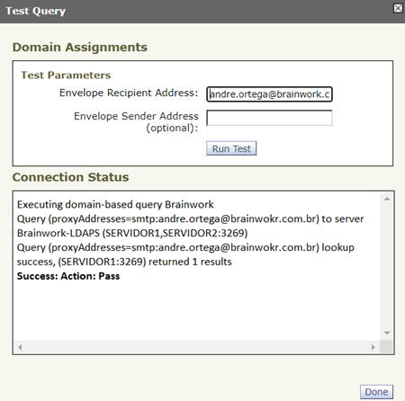 Secure Email LDAPS