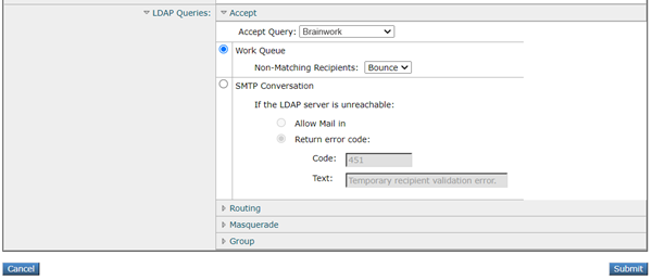 Secure Email LDAPS