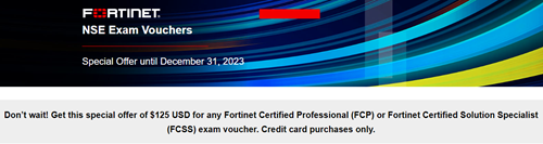 Fortinet Voucher
